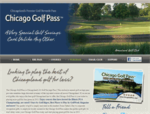 Tablet Screenshot of chicagogolfpass.com